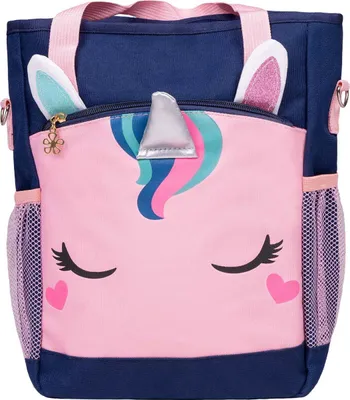 Produktbild von QHP Putztasche Unicorn , Farbe:navy/pink