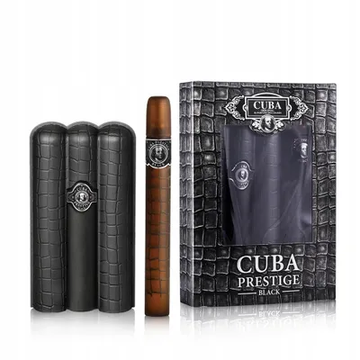 Zdjęcie produktu dla Cuba Men Prestige Black Woda toaletowa, 90ml + Woda toaletowa, 35ml