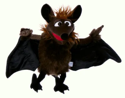 Produktbild von Living Puppets Handpuppe "Gaston die Fledermaus"