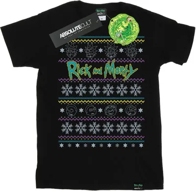Image de Rick And Morty - T-shirt pour homme BI51773 (4XL) (Noir)