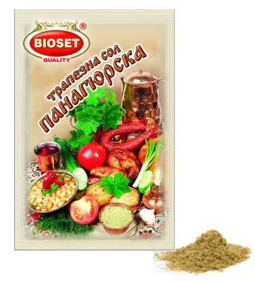 Produktbild von Bioset Panagyurska Gewürzsalz 40 g – Traditionelle bulgarische Gewürzmischung mit Bohnenkraut & Bockshornklee