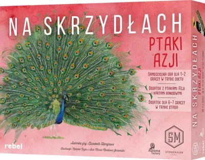 Zdjęcie produktu dla REBEL PL gra Na skrzydłach: Ptaki Azji 17797 - Planszowa gra strategiczna