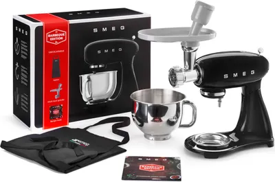 Zdjęcie produktu dla Smeg SMF23BLEU, Mikser stojący, Czarny, Ugniatać, Miksowanie, 1 m, 4,8 l, Dźwignia