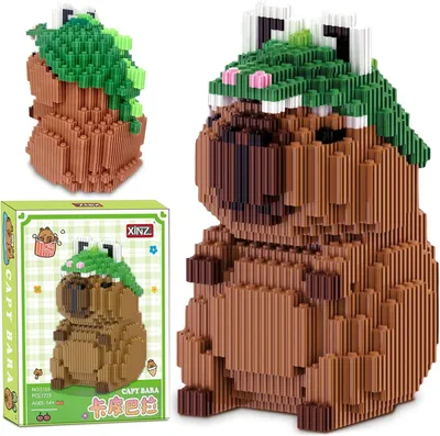 Immagine prodotto di Kit di costruzione Capybara, 1723 pezzi, colori vivaci, per bambini