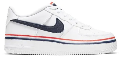 Productafbeelding van Nike Air Force 1 Low LV8 Ribbon Wit Blauw (GS) - EU 36