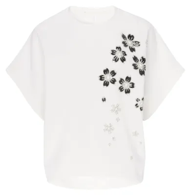 Produktbild von EMBELL damen t-shirt - weiss, M