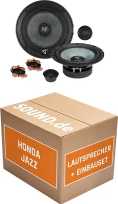 Produktbild von Lautsprecher Boxen Einbaupaket Front Hifonics ZS6.2E passend für Honda Jazz GD | 2x Tief-Mitteltöner 2x Hochtöner