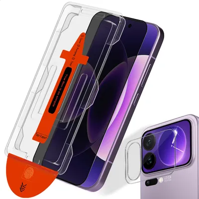 Zdjęcie produktu dla 1-pak Xiaomi 17 Pro Max Szkło ochronne na ekran Privacy & 1-pak ochrona obiektywu - Szkło hartowane | [Automatyczna instalacja] - Bez bąbelków