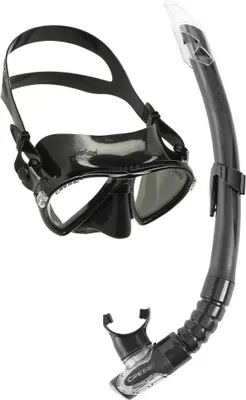 Produktbild von Cressi Ocean Vip Schnorchelset Schwarz Schwarz One Size