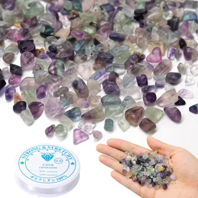 Edelsteinkugeln 450 Stück, 5-8 mm, Kristallperlen, DIY-Schmuck