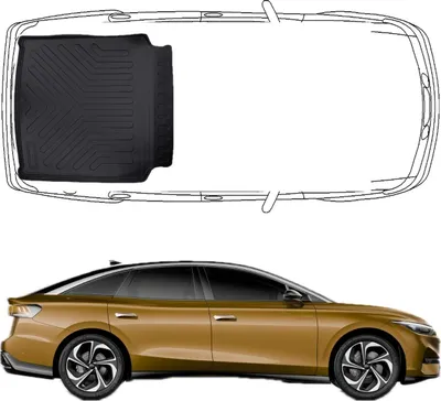 Produktbild von Trimak Untere Kofferraumwanne kompatibel mit VW ID.7 Sedan