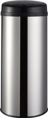 Obrázok produktu pre Automatický kuchynský odpadkový kôš, 50 l, leštená nehrdzavejúca oceľ, ARTIC SILVERY, okrúhly, Ø 31 cm x V 85 cm