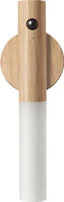 Produktbild von Wandmontierte Bewegungsmelder-Nachtleuchte mit abnehmbarer Handleuchte, automatischer Ein-/Ausschaltung, wiederaufladbarem LED-Sensor, selbstklebender