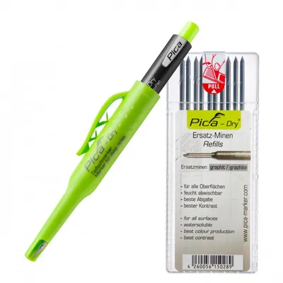Produktbild von PICA-Marker Pica-Dry® Longlife Automatic Tieflochmarker 3030 + 10 Minen 4030