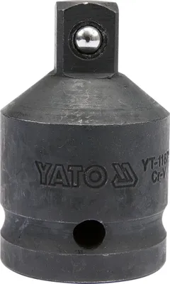Produktbild von Yato YT-11671, Einzelner Artikel, Steckdosenadapter, Chrom-Molybdän-Stahl, 1/2", 19 mm, 1 Stück(e)