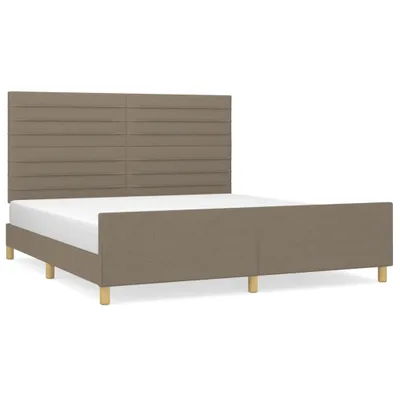 Obrázek produktu pro Rám postele bez matrace taupe 180 x 200 cm textil