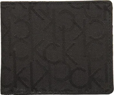 Obrázek produktu pro Pánská peněženka CK CALVIN KLEIN, model K71144 CJ100 SLIMFOLD 8CC LOG, rozměry 11 x 9 cm, UNICA – ONE SIZE, složení: 18 % bavlna, 30 % polyester, 52 % kůže