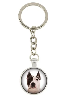 Produktbild von American Staffordshire Terrier, Amstaff - Schlüsselanhänger mit Ihrem Foto, Schlüsselanhänger, Taschenanhänger der Marke Art-Dog