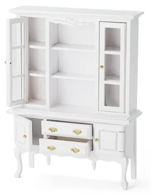Image de Miniature de meuble pour maison de poupées - Blanc