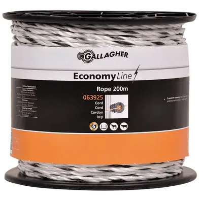 Immagine prodotto di Cavo Gallagher EconomyLine (5 MM / Bianco) - 200 metri