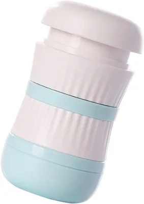 Productafbeelding van Pilensnijder met vermaalfunctie - pilensnijder en opbergdoos - geschikt voor kleine en grote tabletten - draagbaar, ideaal voor ouderen, kinderen, huisdieren en reizen - blauw