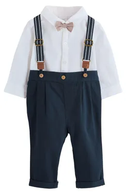 Produktbild von NEXT Baby Jungen Baby Hemd, Hose und Hosenträger, 4er-Set