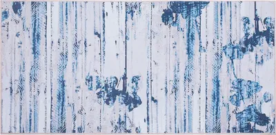 Obrázek produktu pro BELIANI koberec Světle modrý a bílý 80 x 150 cm abstraktní vzor obývací pokoj ložnice moderní design