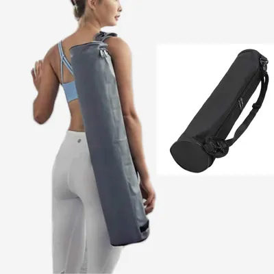 Productafbeelding van Yogamat-draagtas, waterdicht Oxford-materiaal, zwart, geschikt voor Pilates en fitness