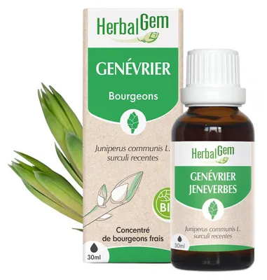 Productafbeelding van Herbalgem - Juniperbessenknopjes - Biologisch - 30 ml