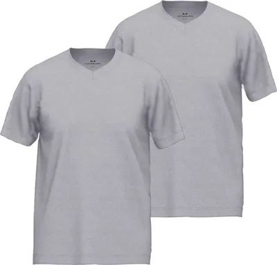 Zdjęcie produktu dla GÖTZBURG – męska koszulka podkoszulkowa, jednolita szara, zestaw 2 sztuk, rozmiar: 3XL