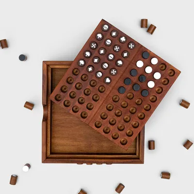 Obrázok produktu pre Drevená hra Codebreaker Logická hra Mastermind pre 2 hráčov s kolíkom