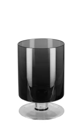 Produktbild von Fink VIANA, Windlicht, Vase, Glas, grau, L. 15 cm, B. 15 cm, H. 23 cm, D. 15 cm Höhe: 23.00 cm Breite: 15.30 cm Tiefe: 15.30cm Durchmesser: 15.30 cm 115354