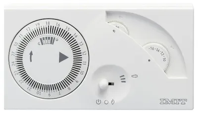 Image de Thermostat programmable électronique à réglage journalier pour le chauffage