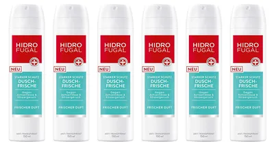 Immagine prodotto di Hidrofugal Spray Doccia Deodorante confezione da 6 (6x150)
