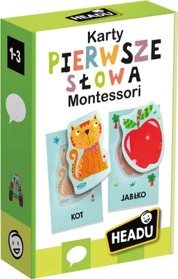 Produktbild von Montessori Wortspiel Karten Set für Kinder von 1-3 Jahren