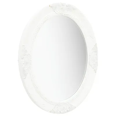Zdjęcie produktu dla vidaXL Lustro ścienne w stylu barokowym 50x60 cm białe