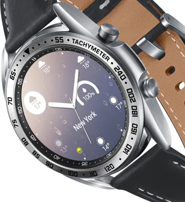 Produktbild von INF Stilvoller silberner Lünettenring für 41mm Galaxy Watch 3