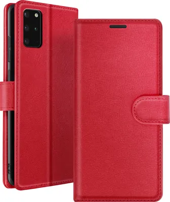 Obrázek produktu pro Zanaé, peněženkové pouzdro na Galaxy S20 Plus se stojánkem a magnetickou klopou, červené