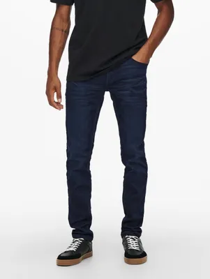 Obrázok produktu pre Džínsy Slim Fit Základné Rifle Džíny ONSLOOM Sukňové Nohavice Stone Wash |