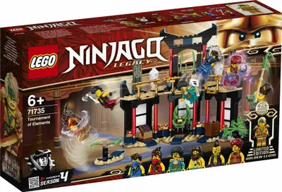 Zdjęcie produktu dla LEGO NINJAGO Turniej Żywiołów, Zestaw do budowania, 6 lat(a), Plastik, 283 szt., 480 g