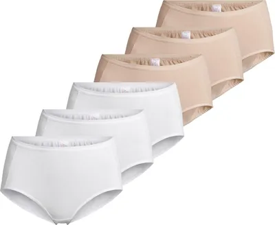 Produktbild von Nina von C. 6er Pack Basic Taillen Slip Elastisches, anschmiegsames Material, Bequemer Sitz mit Gummibund, Vielseitiges Basic für jeden Tag