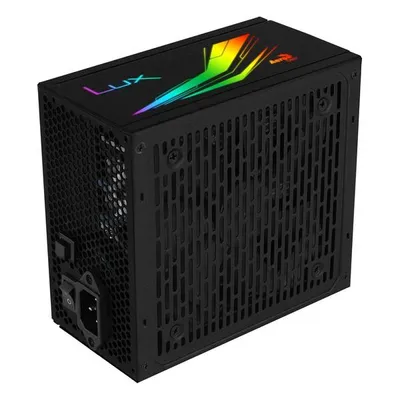 Produktbild von Aerocool LUX RGB 650M, 650 W, 220 - 240 V, 50 - 60 Hz, 5 A, 120 W, 600 W