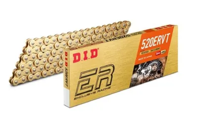 Produktbild von Did 520Ervt-120 Kette (120 Glieder) X-Ring (Gold) (Offen + Verschluss)