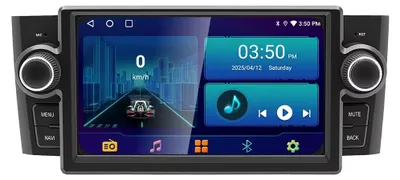 Image de Autoradio pour Fiat Grande Punto/Linea (2007–2012) - Écran tactile de 7 pouces - Android 13 - 4 Go de RAM / 64 Go de stockage - GPS, CarPlay et Android Auto