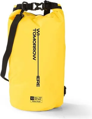 Image de Sac sec en PVC Where Tomorrow - Style 02 - 10L - jaune