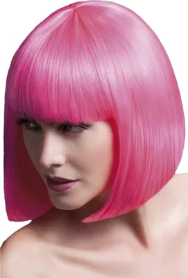 Produktbild von Fever - "Elise" Perücke für Damen SM1710 (Einheitsgröße) (Neon-Pink)