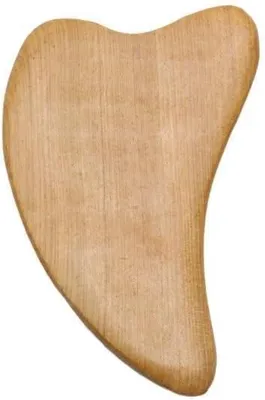 Produktbild von Gua Sha Set 2 Stück, Buchenholz, für Gesicht und Körper, Gesichtsmassage