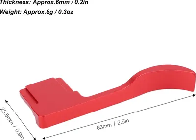 Produktbild von Daumengriff aus Aluminiumlegierung mit Kaltschuhhalterung für Sony A7C Kamera-Upgrade-ZubehörRot