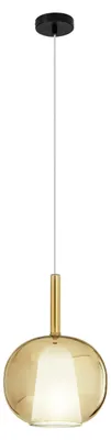 Produktbild von FANEUROPE Hängeleuchte PIREX (goldfarbenes Glas) 1xE27, 25x240 cm ohne Rosette