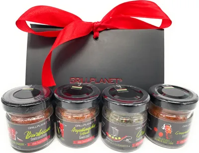 Produktbild von 4 x Gewürze Gewürzsalze in Geschenktäschchen